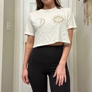 Sun & Moon Crop Tee